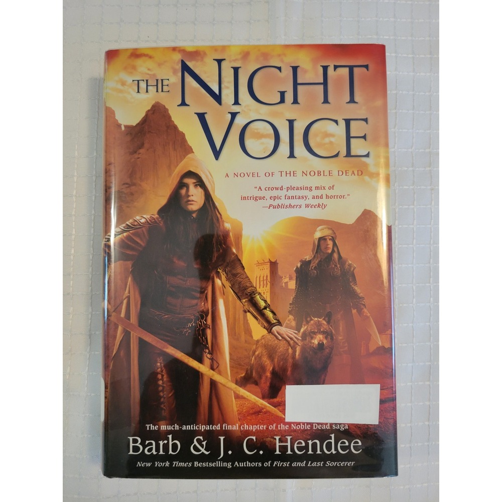 The Night Voice Noble Dead Saga Barb J.C. Hendee Hardcover First Edition 2016